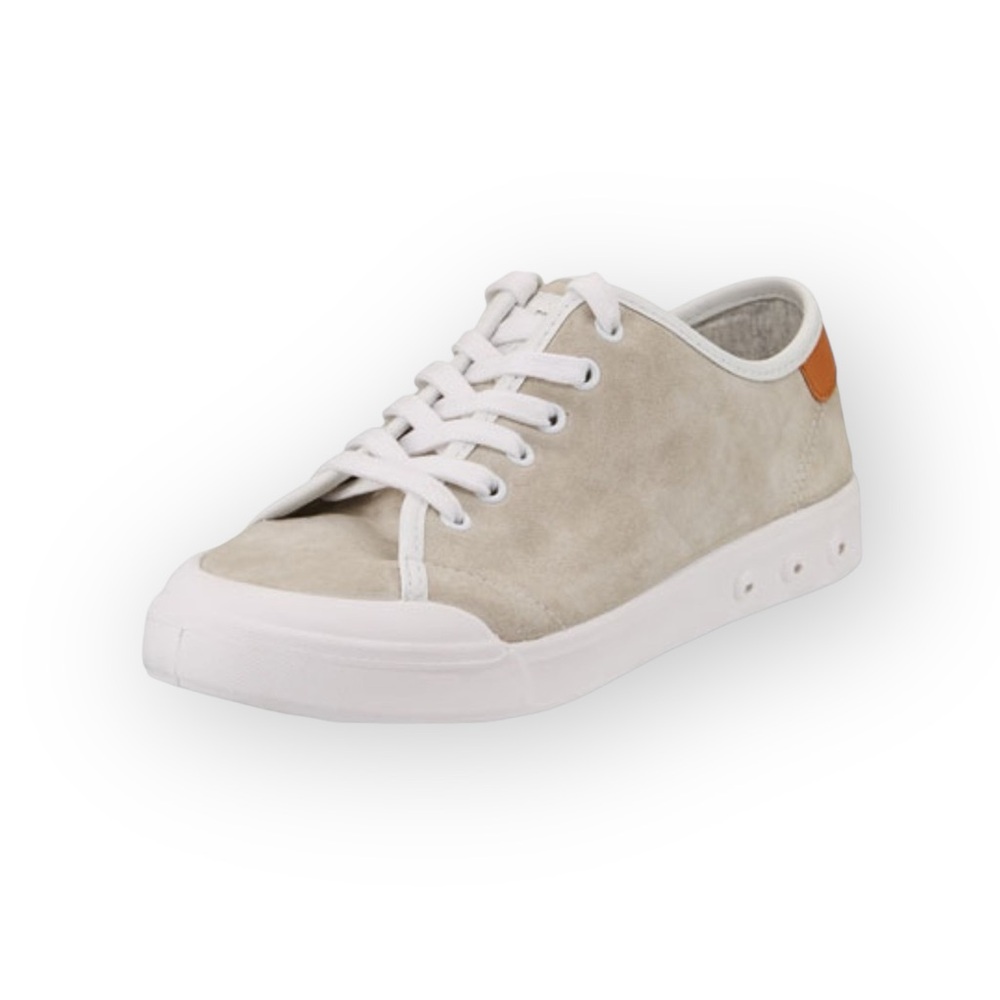 Rag & Bone 𖦹 Standard Issue Suede Sneaker 𖦹 Off White [Grey] 𖦹 36 6M 𖦹 Luxe